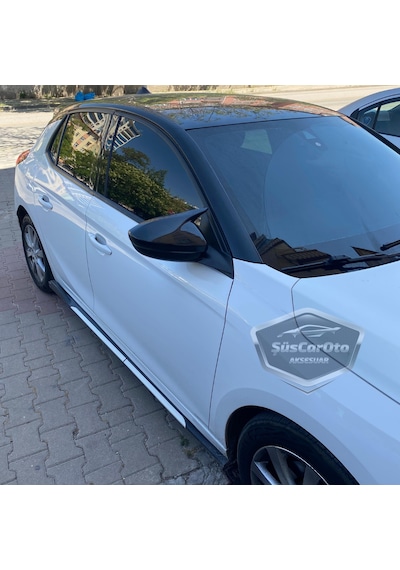Peugeot 508 2019-2023 Uyumlu Batman Yarasa Ayna Kapağı Piano Black Abs Plastik Sağ Sol Takım 00 Şüscaroto Aksesuar