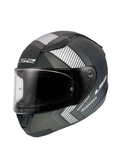 Ls2 Rapıd 2 Extra Full Face Motosiklet Kaskı Mat Siyah - Gri