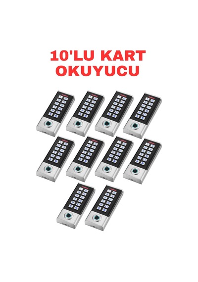 Sr-211 Mf-w Parmak İzi Kart Okuyucu 13.56 Mhz Ip68 Şifreli Biyometrik Geçiş Kontrol Sistemi 10000 Kullanıcı 10 Adet