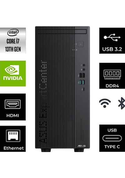 Asus D700ME-5135000410-90 i5-13500 64 GB 2 TB SSD 4 GB T400 W11P Masaüstü Bilgisayar