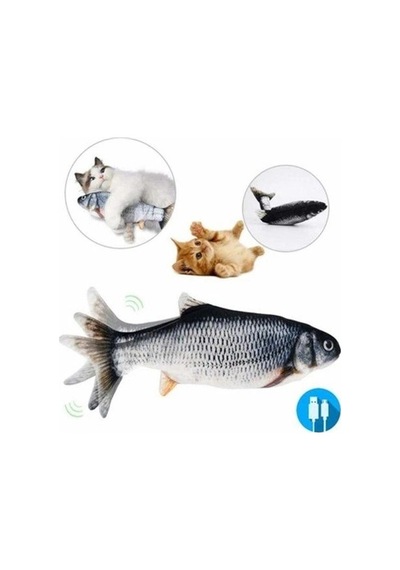 Özel Üretim Evcil Hayvan Eğlenceli Aktif Kedi Oyuncağı Hareket Eden Balık