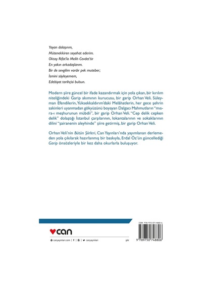 Can Yayınları - Bütün Şiirleri - 9789750748806