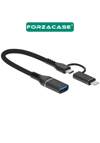 2in1 Type-c Ve Lightning Girişli Usb 3.0 Otg Adaptörü - Fc899