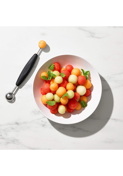 Oxo Good Grips Paslanmaz Çelik Kavun Kesicisi, Siyah/gümüş Diğer