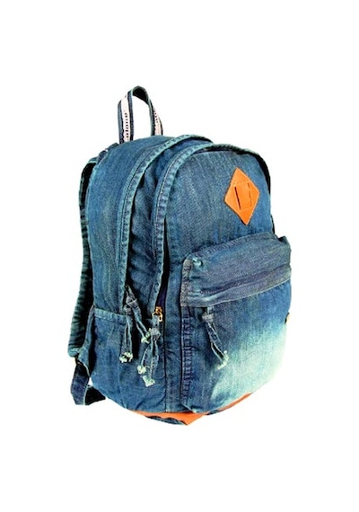Alone Sırt Çantası Yeşil Kot Denim Unisex 5121