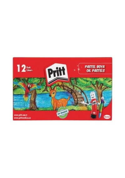 Pritt Pastel Boya 12li - 2 Adet Çok Renkli