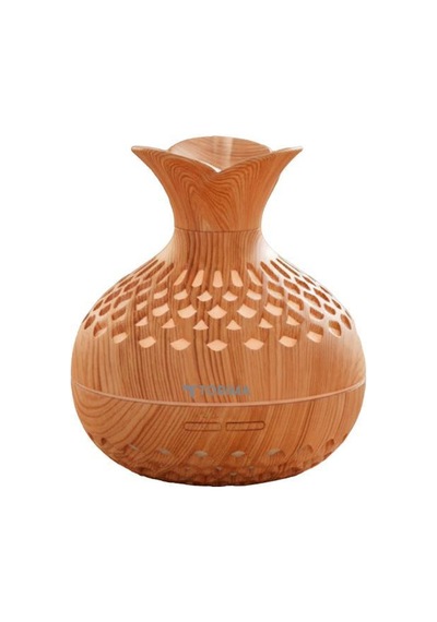H15 Ahşap Led Işıklı 300ml Sessiz Ultrasonik Flower Hava Nemlendirici (İthalatçı Garantili)