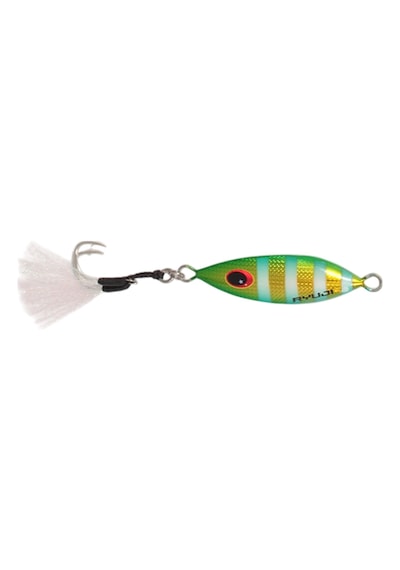 Ryuji Slow King 7,5cm 40gr Jig Yem Renk : Green Zebra Glow