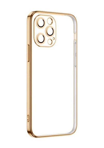 Apple Uyumlu iPhone 12 Pro Max Kılıf Zore Krep Kapak Gold