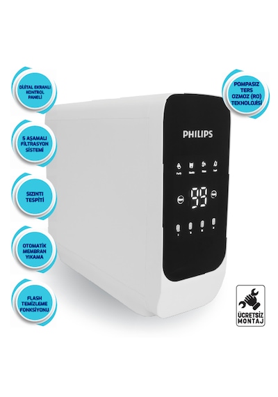 Philips Dijital Pompasız Su Arıtma Cihazı Aut3062/62