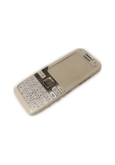 Nokia E55 Kasa Kapak Tuş Takımı E55 Uyumlu Beyaz Renk Orta Kasa Ö