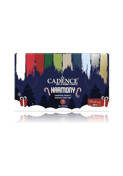 Harmony Akrilik 10'lu Set Chrıstmas Set & Yeni Yıl Set 59ml Karışık, Çok Renkli