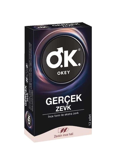 Okey Gerçek Zevk Prezervatif 12'li