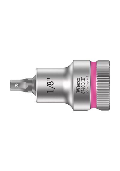 Wera 8740 B Hf Altıgen Uçlu Zyklop Lokma Bits, 3/8" Soketli, Tutma Fonksiyonlu, 1/8" X 35 Mm