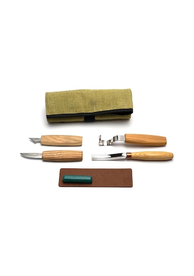 Beavercraft S48 Kaşık Ve Detay Oyma El Aletleri Seti, 4 Parça 72037336