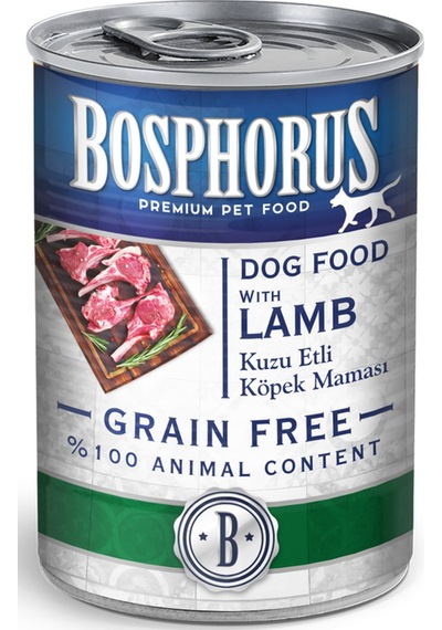 Bosphorus Kuzu Etli Köpek Konservesi 415 Gr X 48 Adet Parça Etli
