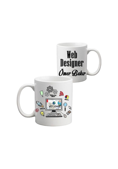 Web Tasarımcıya Hediye Kupa Bardak