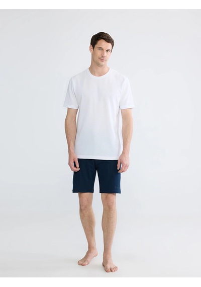 LC Waikiki Lc Waıkıkı Lacivert Slim Fit Erkek Pijama Alt Şort Navy