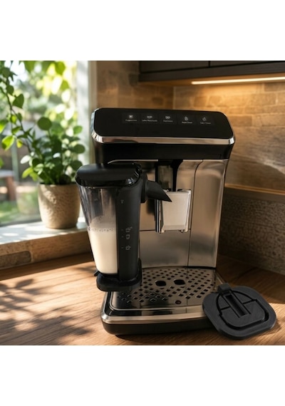 Philips Lattego Kahve Makinesi İle  Süt Haznesi Tırnak Aparatı siyah