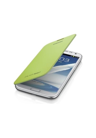 Orijinal Koruyucu Ekran Kapağı/flip-cover Efc-1j9flegstd Galaxy Note 2 / Note 2 Lte İle Uyumlu Limon Yeşili 50 x 22