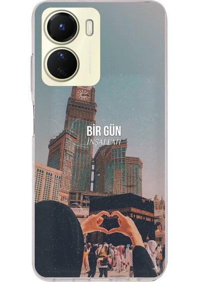 Vivo Y16 Uyumlu Kabe Sevdası Baskılı Silikon Kılıf Renkli