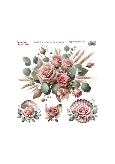 Ütü İle Rub On Transfer Kağıdı 30x30cm Rb-232