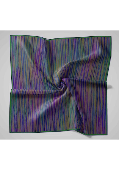 Silk Home Twill İpek Eşarp 11484-47 Yeşil, Mor, Haki, Lacivert, Leylak