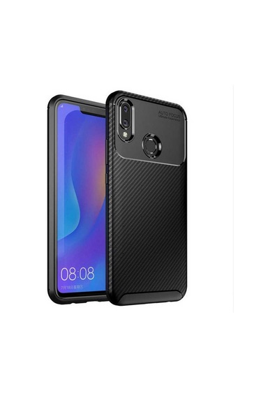 Huawei Honor Play Kılıf Zore Negro Silikon Kapak Siyah