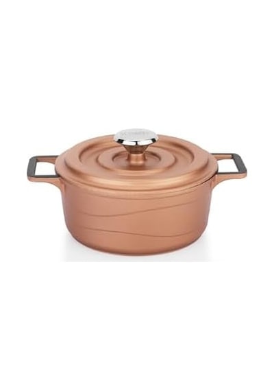 Pro Cast Mini Döküm Tencere Seti 5 Parça-rosegold Açık Bakır