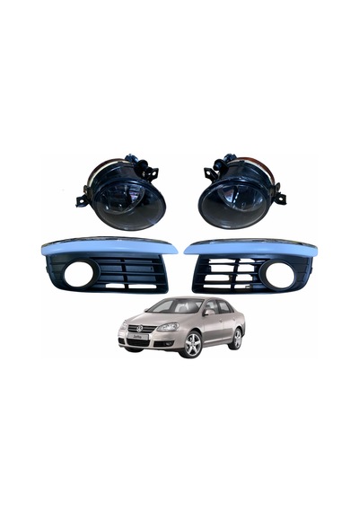 VW 2006 - 2010 Jetta Sis Far Seti Krom Çıtalı 1K5198700