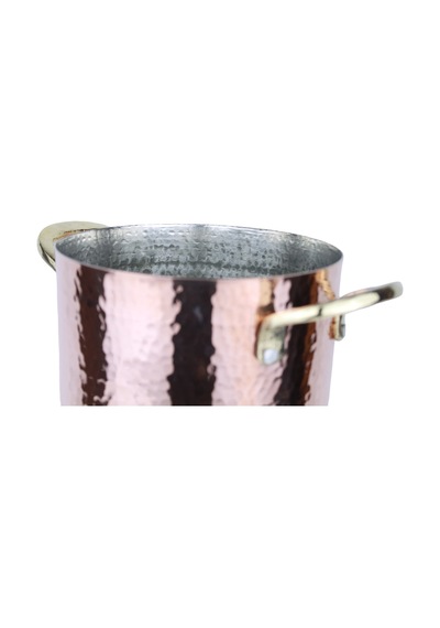 Cuvesta El Yapımı Kalın 1.5mm Bakır Buz Kovası 26x20cm