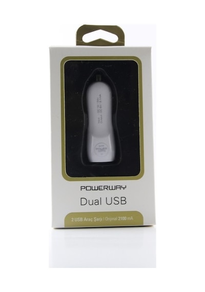Ayt Powerway X-777 Çift Usb'li 2.1 Amper Çakmaklık Araç Şarj Cihazı Hızlı Şarj Aleti