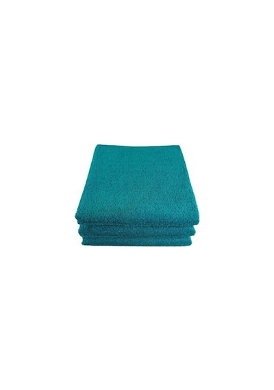 3 Adet Saç Boyası Tutmayan Mikrofiber El Yüz Kuaför Spor Havlusu Turkuaz