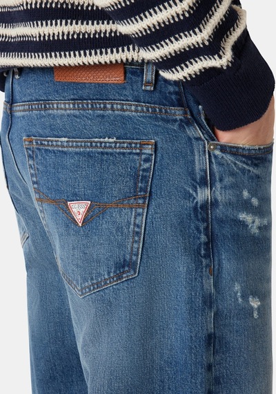 Guess Damon Erkek Mavi Jeans M6ra82d6771-fr0n Mavi