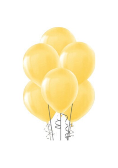 Pastel Balon Sarı Dekor Balonu A