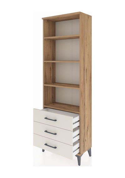Arges Dolap 4 Raflı 3 Çekmeceli 60x30x182 Çam-aytaşı Çam Arges Dolap 4 Raflı 3 Çekmeceli 60x30x182 Çam-aytaşı Çam