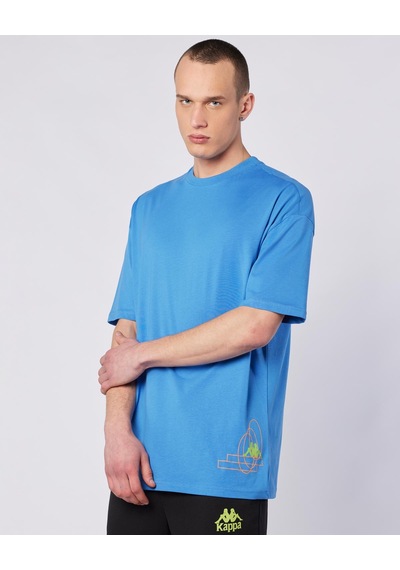 Kappa Fortes Tee Erkek Mavi Comfort Tişört