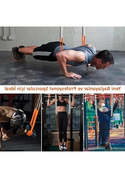 Evrensel Uyumlu Pull Up Barfiks Çekme Yardımcısı - Ayarlanabilir