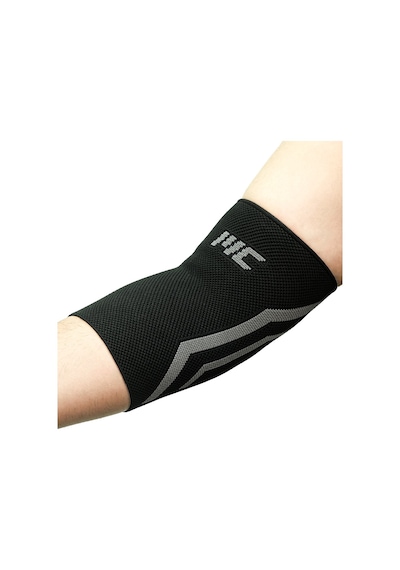 Musclecloth Elastik Spor Dirseklik Tekli Paket Siyah Siyah