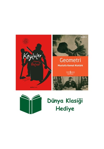 Köylüler Ciltli + Geometri + Dünya Klasiği Hediye