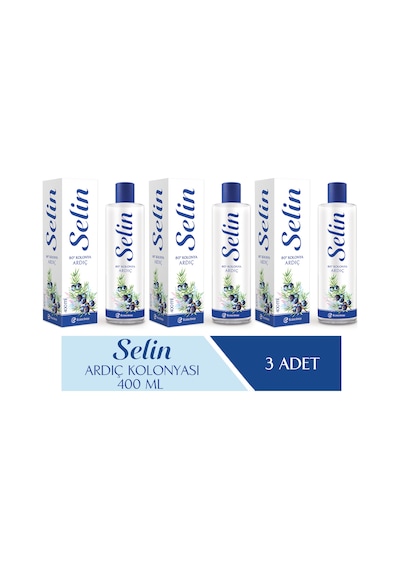 Selin Parfümlü Kolonya Ardıç 400 ML 3'lü
