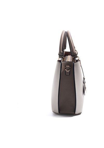 Silver Polo Sp1272 Kadın El Çantası Düz Bej-latte