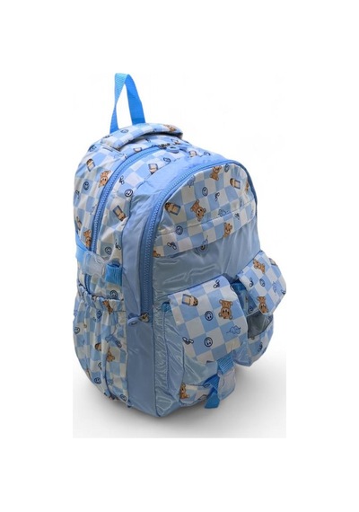 Baginn Damalı Desen Sırt Çantası İlköğretim Okul Çantası 001