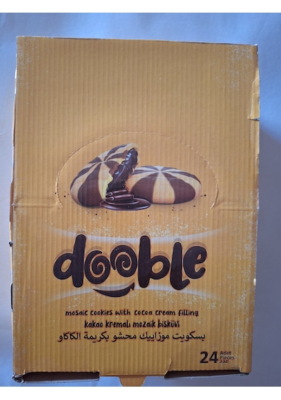Dooble Kakao Kremalı Mozaik Bisküvi 56 Gr 24 Adet