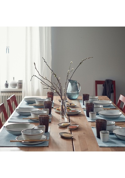 Ikea Gladelig Yemek Takımı 24 Parça Gri