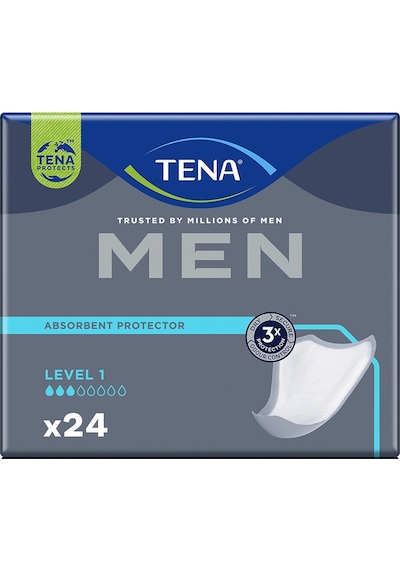 Tena Erkek Mesane Pedi Level 1 24'Lü x 6 144 Adet Tena Erkek Mesane Pedi Level 1 24'Lü x 6 144 Adet