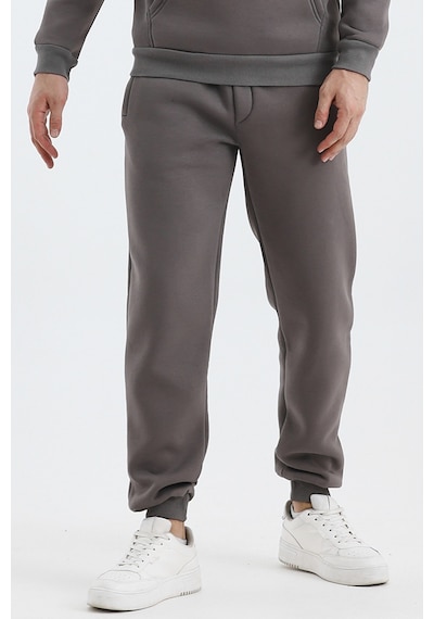 Monox Erkek Jogger 3 İplik Alt Eşofman Füme