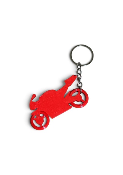 Honda Cbr Motorsiklet Anahtarlık 3d Plastik Kırmızı