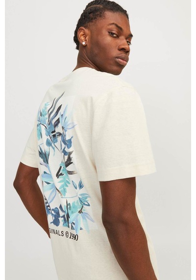 Jack & Jones Jorbılly Spınnova Tee Ss Bej Erkek Kısa Kol T-shirt 000000000101961688 Bej