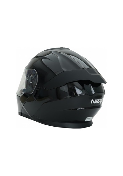 Gp Nero Mks004-b Güneş Vizörlü Şeffaf Çene Açılır Motosiklet Kaskı Siyah